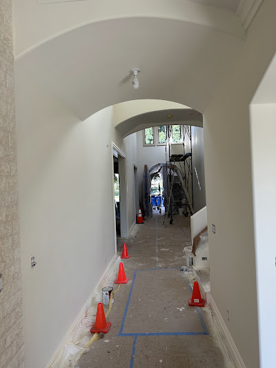 Hallway interior painting