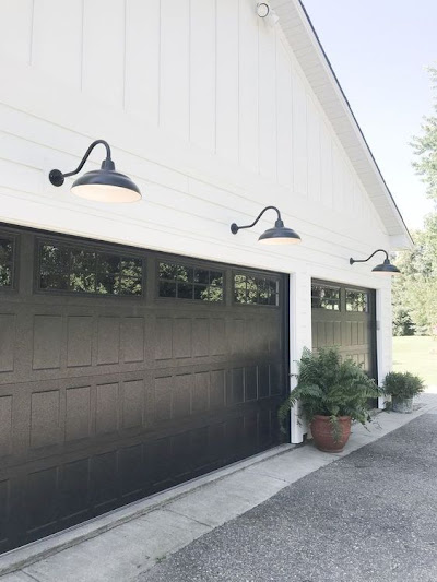 Exterior paint with garage door